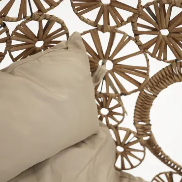 Hangstoel flower details, Lesli Living, tuincentrumoutlet.com