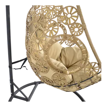 Hangstoel flower details, Lesli Living, tuincentrumoutlet.com