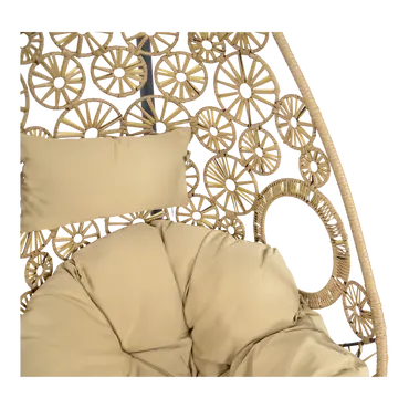 Hangstoel flower detailbeeld, Lesli Living, tuincentrumoutlet.com