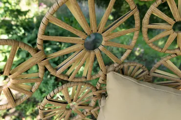 Hangstoel flower detail, Lesli Living, tuincentrumoutlet.com