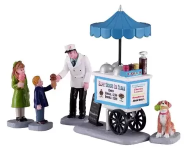 Happy scoops ice cream cart, Lemax, tuincentrumoutlet