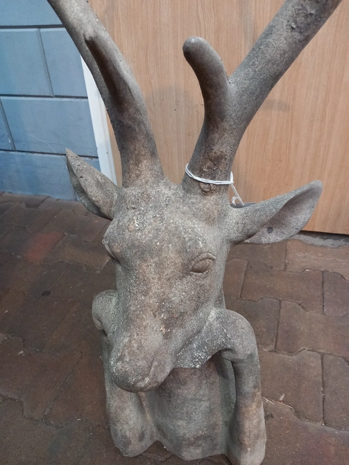 Hert zen aardewerk 59x31x103cm grs - afbeelding 2