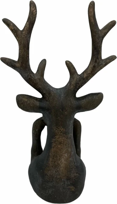 Hert zen poly l17b11h30cm bruin achtergrond, Countryfield, Tuincentrumoutlet.com