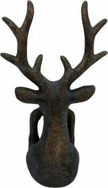 Hert zen poly l17b11h30cm bruin achtergrond, Countryfield, Tuincentrumoutlet.com