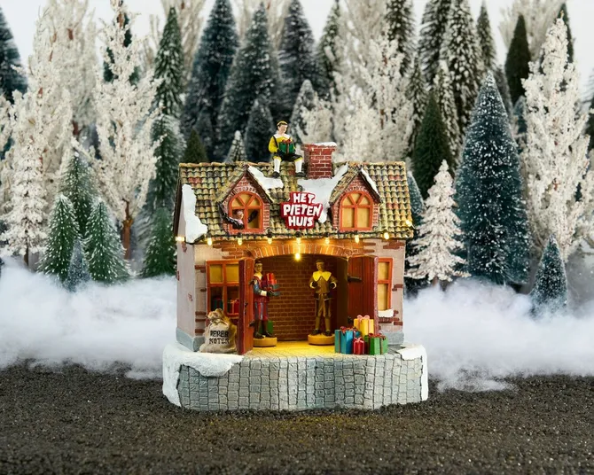 Het pietenhuis l20.5b12.5h22.5cm bo sfeer, Luville Efteling, tuincentrumoutlet.com