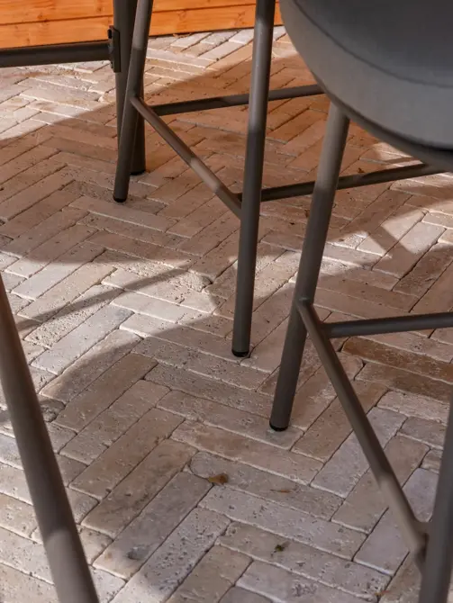 High dining set Manolo 180x90x90 met 4x Cannes stoel sfeer, 4 Seasons Outdoor, tuincentrumoutlet.com