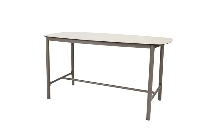 High dining set Manolo 180x90x90 met 4x Cannes stoel sfeer, 4 Seasons Outdoor, tuincentrumoutlet.com