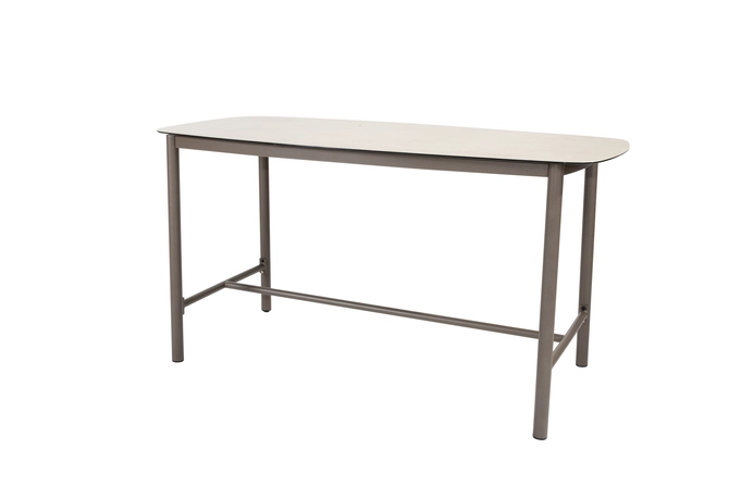 High Diningtafel Manolo 90 180 Terre 4SO Printed Keramiek Tafel Buiten Hoog 4 Seasons Outdoor - afbeelding 1