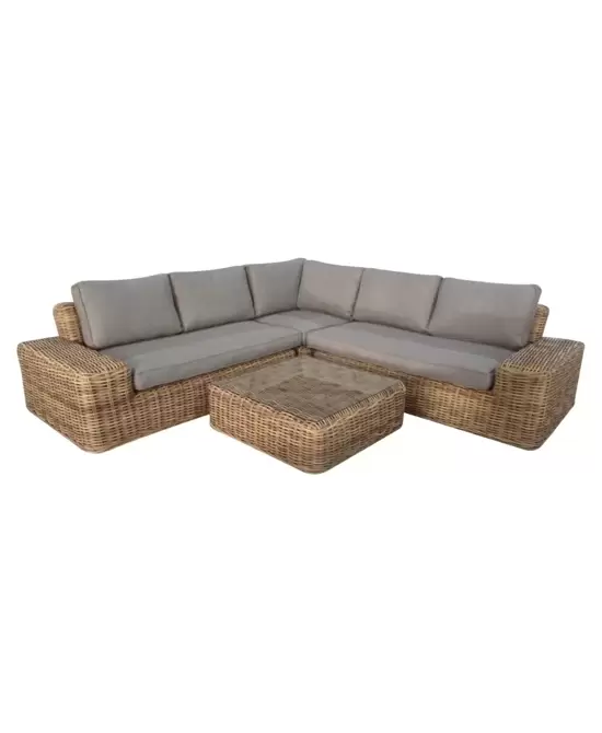 Hoekbank Andorra wicker