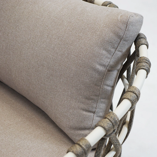 Hoekbank Dakota Creme Bruin met salontafel - afbeelding 2