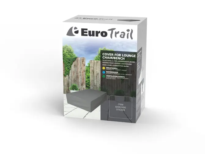 Hoes loungeset 300x200x70cm grijs verpakking, Eurotrail hoezen, tuincentrumoutlet.com