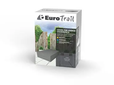 Hoes loungeset 300x200x70cm grijs verpakking, Eurotrail hoezen, tuincentrumoutlet.com