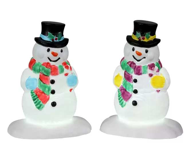 Holly hat snowman s2 bo, Lemax, tuincentrumoutlet