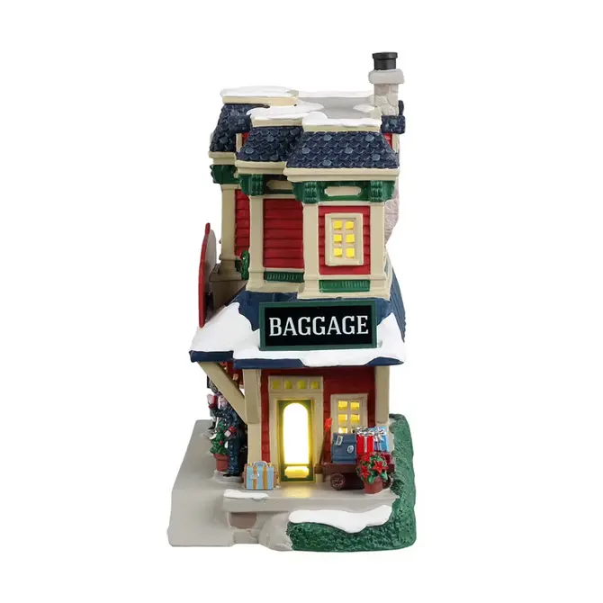 Holly jolly junction zijkant, Lemax, tuincentrumoutlet.com