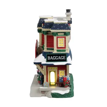 Holly jolly junction zijkant, Lemax, tuincentrumoutlet.com