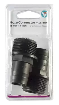 Hose Connector+screw 25 mm 1 Inch