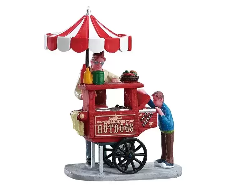 Hot dog cart, Lemax, tuincentrumoutlet