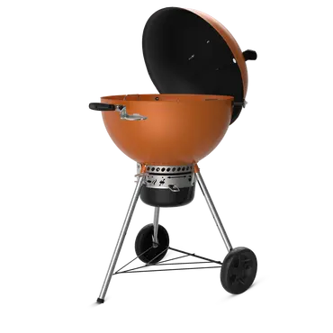 Houtskool bbq master-touch c-5755 oranje open, Weber, bbqkopen.nl
