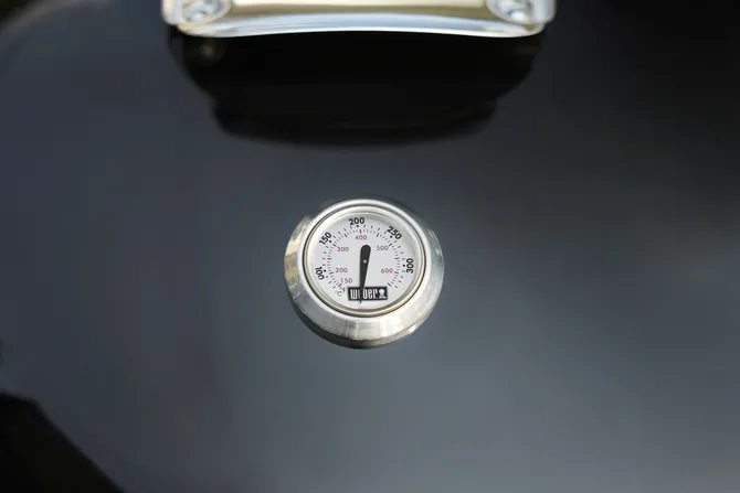 Houtskool bbq performer 57cm detail thermometer, Weber, tuincentrumoutlet.com