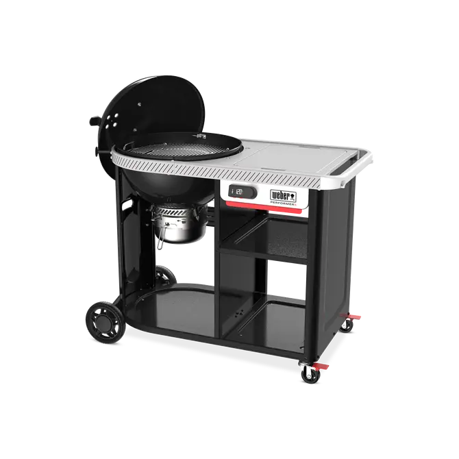 Houtskool bbq performer premium smart 57 open, Weber, tuincentrumoutlet.com