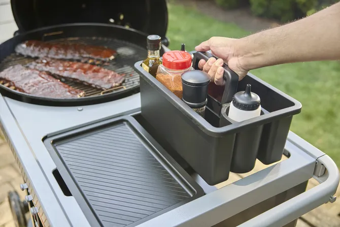 Houtskool bbq performer premium smart 57 detail caddy, Weber, tuincentrumoutlet.com
