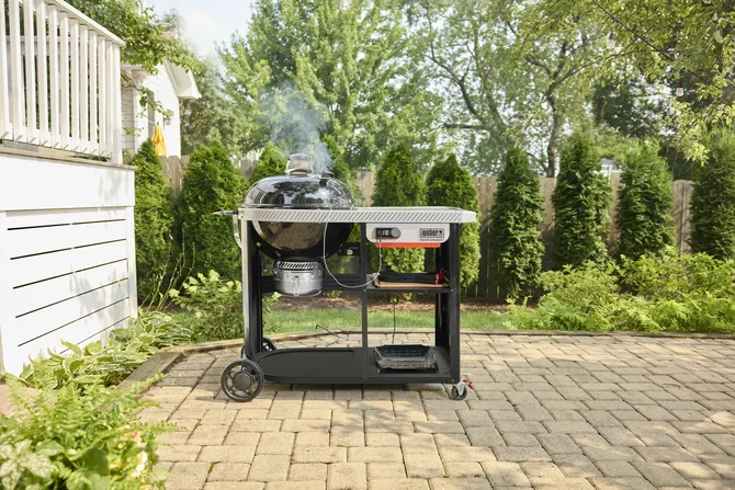 Houtskool bbq performer premium smart 57 sfeer, Weber, tuincentrumoutlet.com