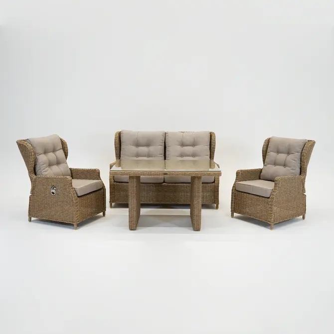 Ibiza loungeset rattan 4dlg