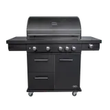 Boretti Imperatore Nero 4B Gasbarbecue - tuincentrumoutlet.com