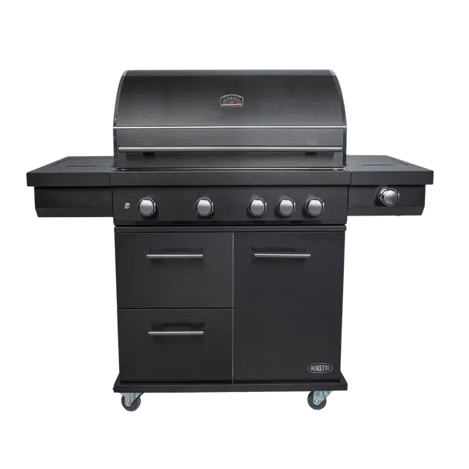 Boretti Imperatore Nero 4B Gasbarbecue - tuincentrumoutlet.com