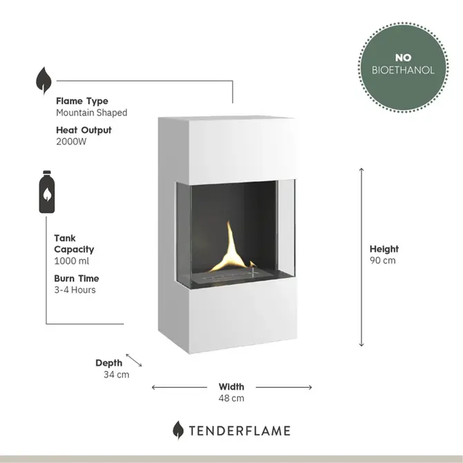 Indie Wall Black informatie, Tenderflame, tuincentrumoutlet.com