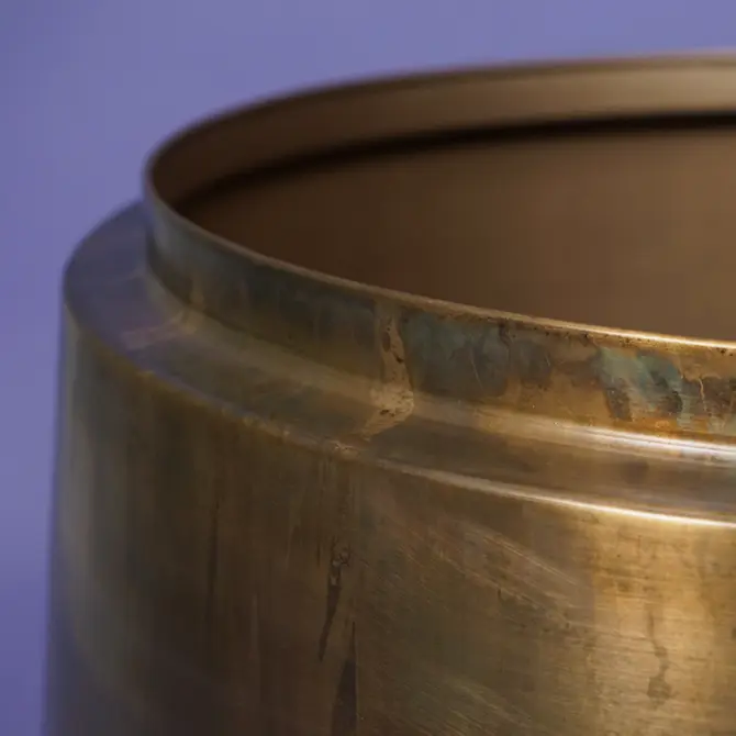 Indigo pot vintage gold 76x62x59, Bella Arte, TuincentrumOutlet