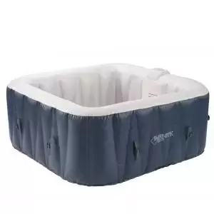 Infinite Spa Champion 600 Liter Vierkant Blauw 4 personen Ubbink Opblaasbaar Zwembad Jacuzzi Hottub