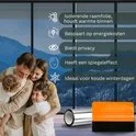Isolerende Raamfolie – HR++  Spiegelend Anti-Inkijk – 120 × 300 cm uitleg, Verbo, Tuincentrumoutlet.com