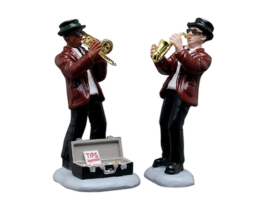 Jazz duo, Lemax, tuincentrumoutlet.com