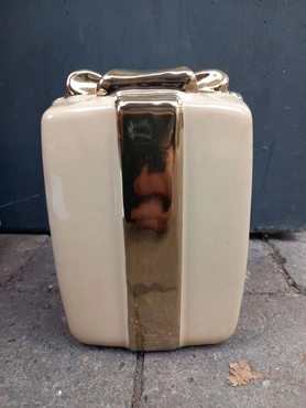 JOY COZY SAND VASE PRESENT 11X15CM - afbeelding 1