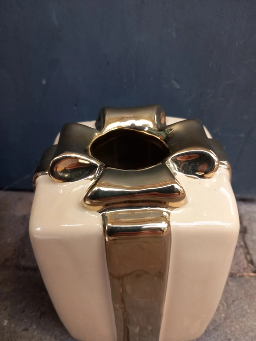 JOY COZY SAND VASE PRESENT 11X15CM - afbeelding 2