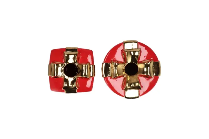 JOY JOLLY RED VASE PRESENT 11X15CM - afbeelding 2