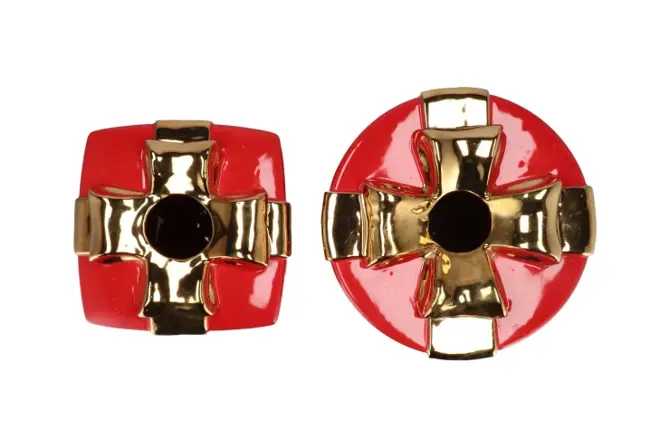 JOY JOLLY RED VASE PRESENT 20X30CM - afbeelding 2