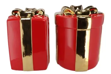 JOY JOLLY RED VASE PRESENT 23X35CM - afbeelding 1