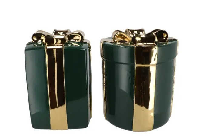 JOY MAJESTIC DARK GREEN VASE PRESENT 20X30CM NM, daan kromhout, tuincentrumoutlet.com