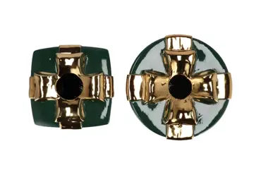 JOY MAJESTIC DARK GREEN VASE PRESENT 23X35CM NM, Daan Kromhout, Tuincentrumoutlet.com