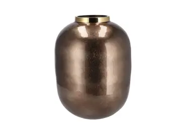 JULIE SCOTTISH GREEN VASE FLOWER IRON 28X28X36CM, Daan Kromhout, tuincentrumoutlet.com