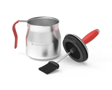 Kamado Joe Basing pot with brush, Kamado Joe, tuincentrumoutlet.com