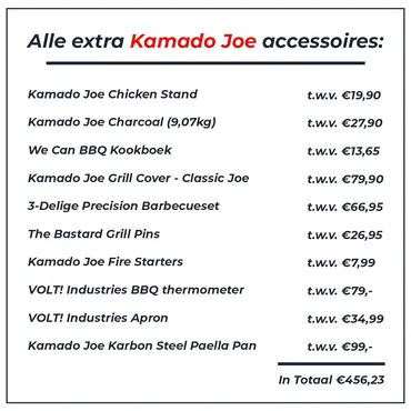 Kamado Joe Classic II Fully Loaded, Kamado Joe, Tuincentrumoutlet.com