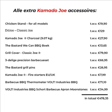 Kamado Joe Classic II Fully Loaded, Kamado Joe, Tuincentrumoutlet.com