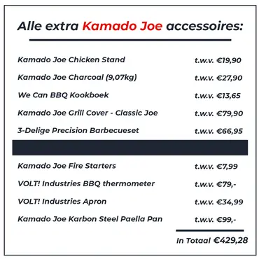Kamado Joe Classic III Fully Loaded, Kamado Joe, Tuincentrum Outlet