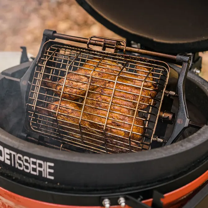 Kamado Joe JoeTisserie Basket Kit sfeerfoto, Kamado Joe, tuincentrumoutlet
