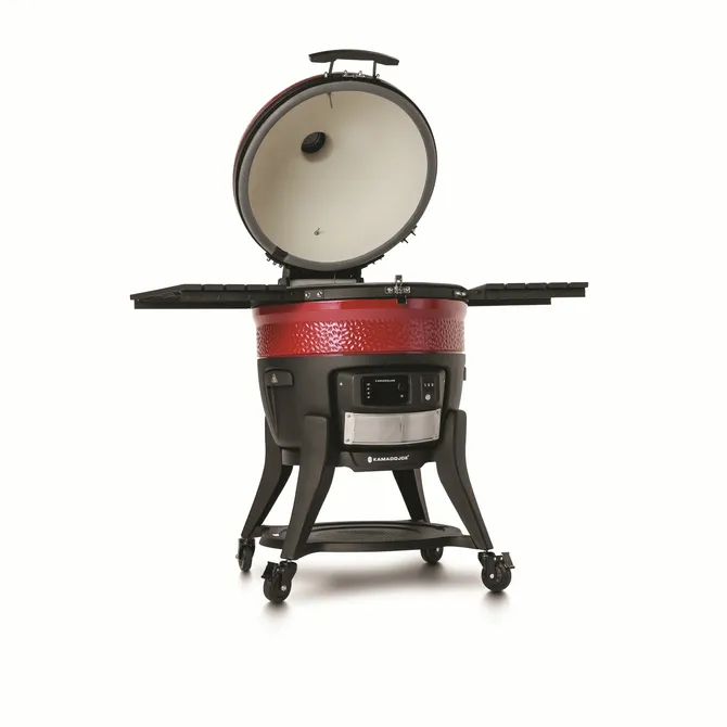 Konnected Big Joe deksel open, Kamado Joe, tuincentrumoutlet