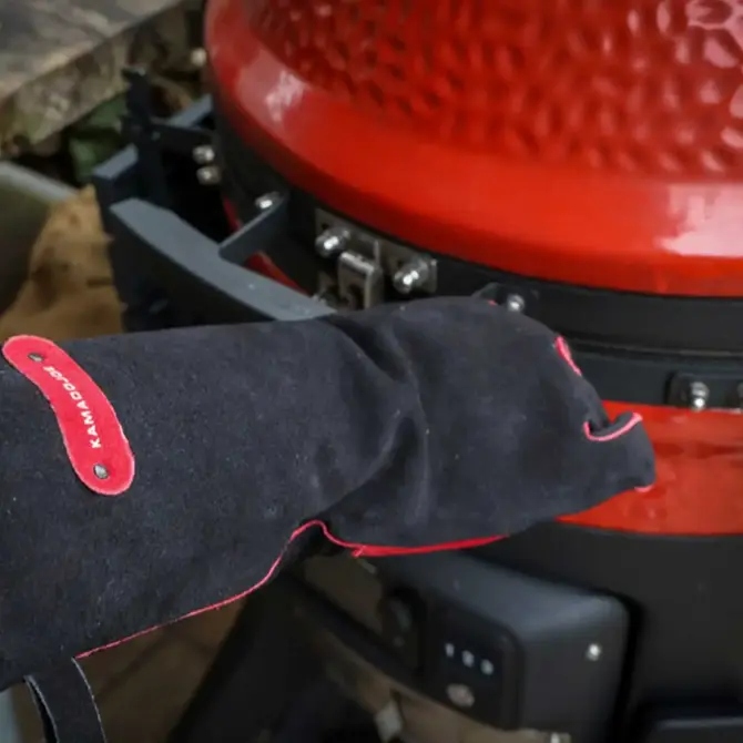 Kamado Joe leather gloves sfeerbeeld, Kamado Joe, tuincentrumoutlet