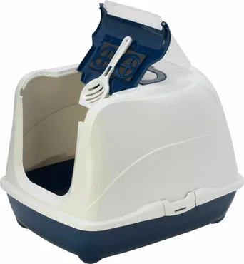 Kattentoilet flip cat jumbo d.blauw open, Moderna, tuincentrumoutlet.com